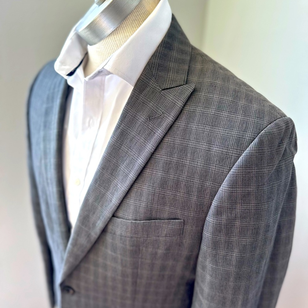 John Varvatos Plaid Blazer